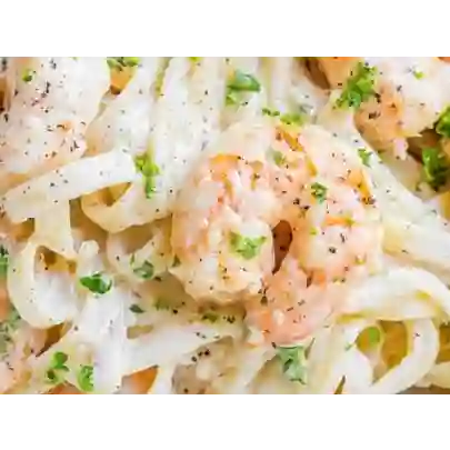 Pasta con Camarones