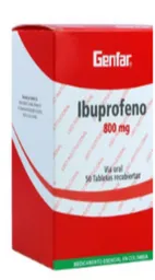 Genfar Ibuprofeno Tabletas Recubiertas Blister (800 mg)