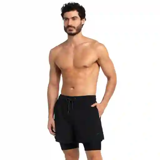Pantaloneta Sport Vanquisher Hombre 16 Pulgadas Talla M Speedo