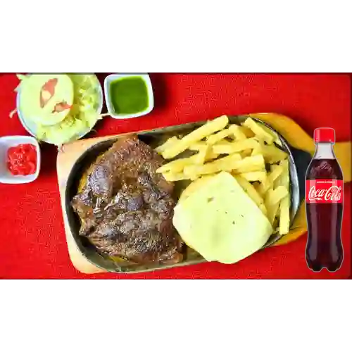 Combo Churrasco + Coca-Cola Sabor Original 400 ml