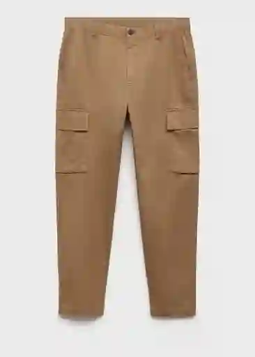 Pantalón Charles Camel Talla 40 Hombre Mango