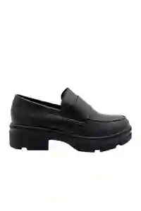 Zapatos Mocasin Saville Negro Talla 39 Mercedes Campuzano