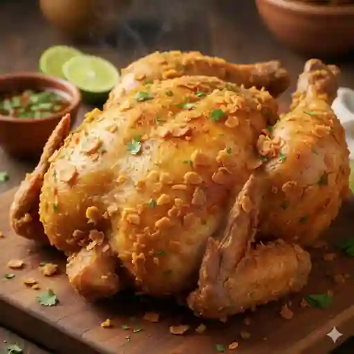 Pollo Apanado Entero