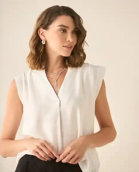 Camisa Blanco Radiante Claro Talla L 113G002 Esprit