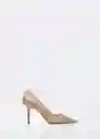 Zapato Lora Nude Talla 40 Mujer Mango