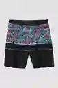 ONeill Short de Baño Hyperfreak Hydro Wanderer Am Negro T. 36