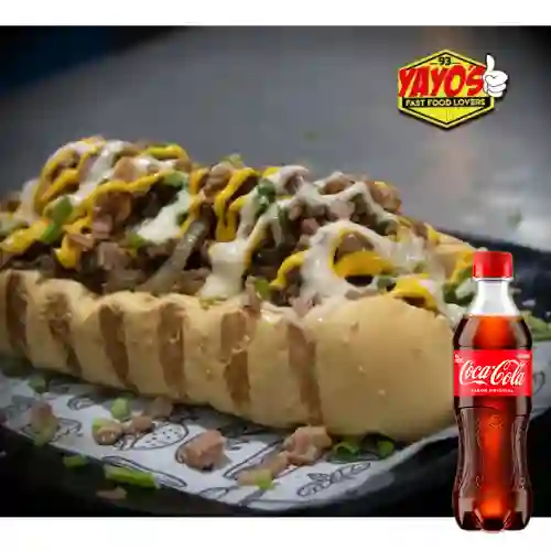 Combo Perro Chuzo Pollo + Coca Cola Original 400 ml