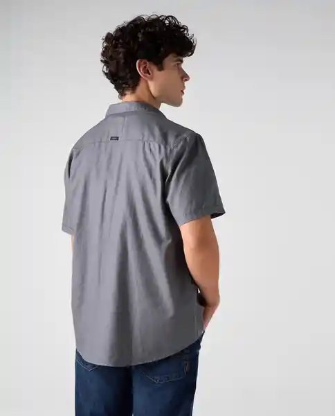 Camisa Hombre Azul Talla S 812G021_AZU184214