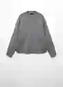 Abrigo Grandes Gris Oscuro Vigoré Talla XL Mujer Mango