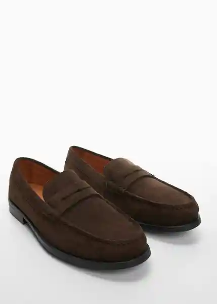 Zapatos Clasic Chocolate Talla 44 Hombre Mango