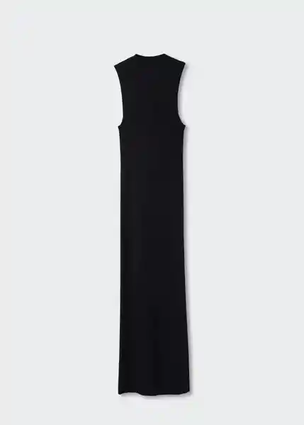 Vestido Perez Negro Talla M Mujer Mango