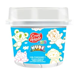 Crem Helado Kids Vaso Nube Colorida 54 g