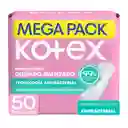 Protectores Cuidado Avanzado Kotex Antibacterial 50 Und