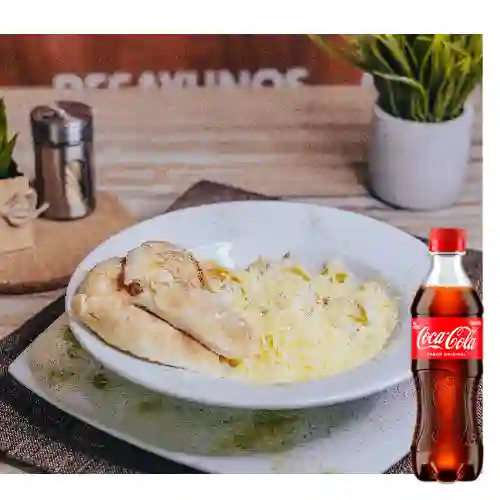 Combo Pasta Carbonara + Coca Cola Original 400 ml