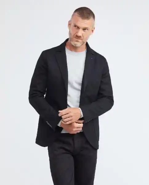 Patch Pocket Blazer Negro Noche Ultraoscuro Talla S Hombre Chevignon