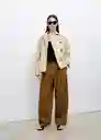Abrigo Parka Julia Piedra Talla XS Mujer Mango