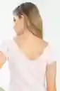 Top Rib Bahamas Color Rosado Palo de Rosa Talla XS Ragged