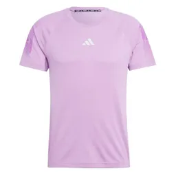 Adidas Camiseta Gym + Bl Tee Para Hombre Morado Talla L