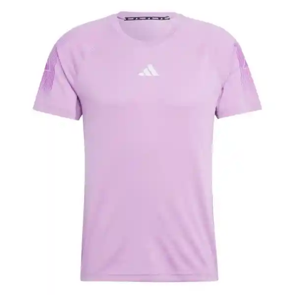 Adidas Camiseta Gym + Bl Tee Para Hombre Morado Talla L