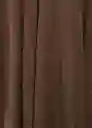 Vestido Demure Caramelo Talla S Mujer Mango