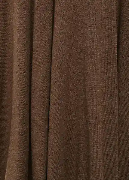 Vestido Demure Caramelo Talla S Mujer Mango