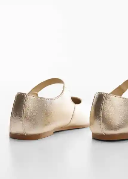 Zapatos Hanna Oro Talla 24 Niña Mango