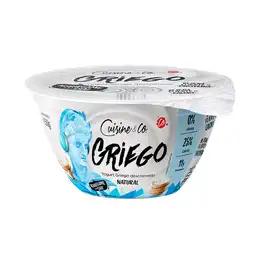 Yogurt Griego Cuisine&co Descremado Natural