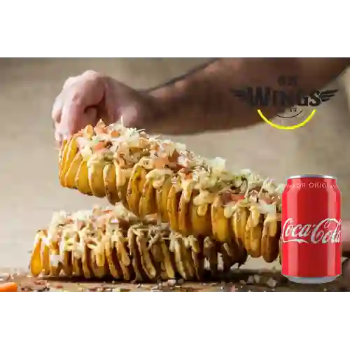 Combo Papa Twister Tex Mex +Cocacola Orig 330 ml