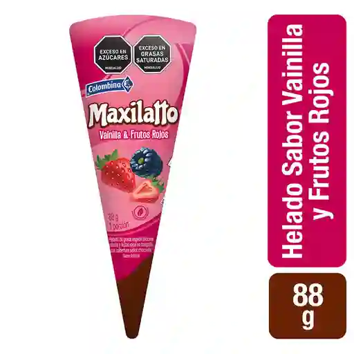 Maxilatto Cono de Helado de Vainilla y Frutos Rojos