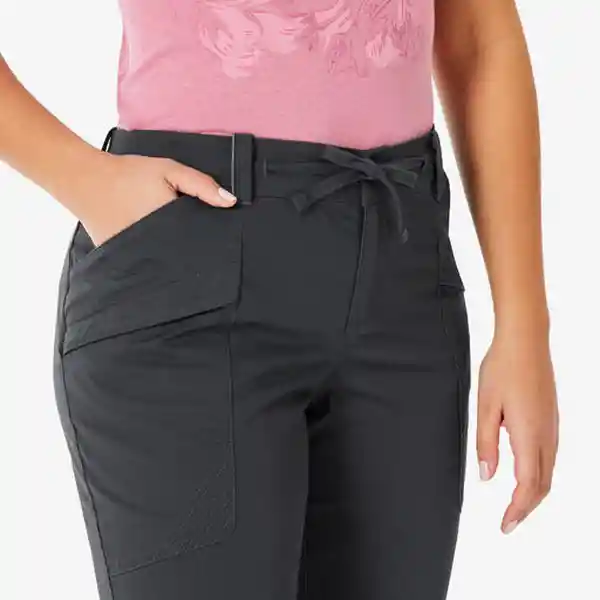 Pantalón De Senderismo Nh500 Regular Para Mujer Talla 46 Gris