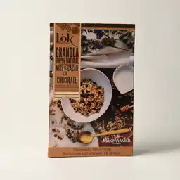 Lok Granola Natural con Nibs de Cacao y Chocolate