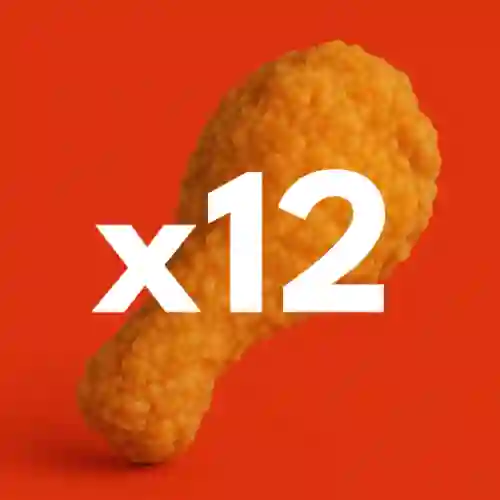 X12 Alitas Crunchy Horneadas