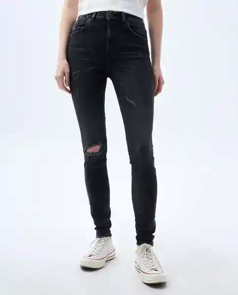 Jean Mujer Negro Talla 6 332F602 Americanino