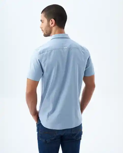 Camisa Hombre Azul Talla S 819f003 Americanino