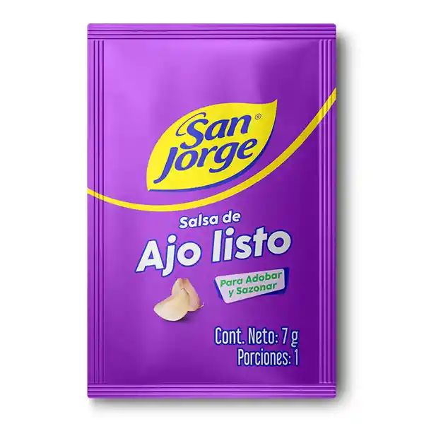 Salsa de Ajo San Jorge Sobre x 7gr Display x 10