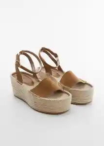 Sandalias Ari Camel Talla 42 Mujer Mango