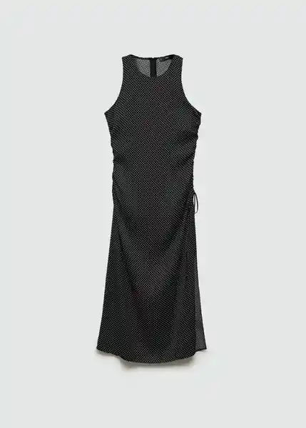 Vestido Topin Negro Talla XL Mujer Mango