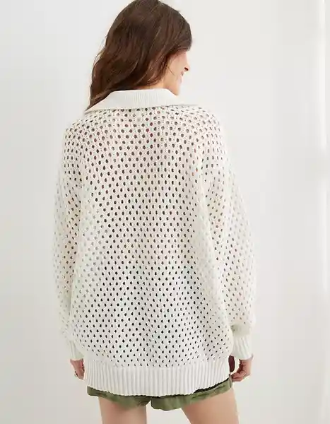 Buzo Aerie Blanco Talla X-Small American Eagle 07453195