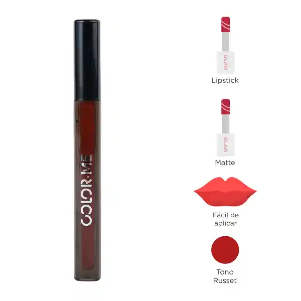 Labial Líquido Color Russet Matte 06 Miniso