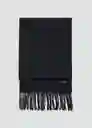 Bufanda Basica Navy Talla 99 Hombre Mango