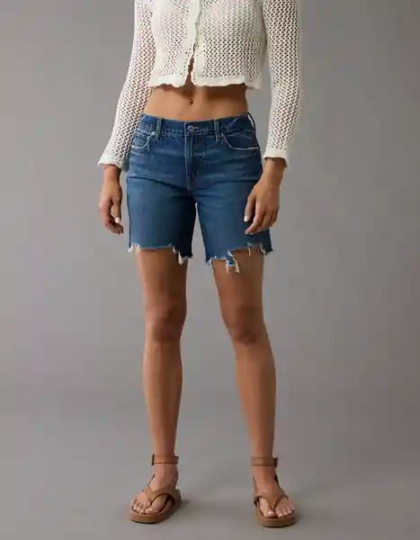 Short Mujer Azul Talla: 6 8246992 American Eagle