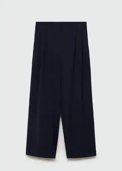 Pantalón Burbu-H Navy Talla L Mujer Mango