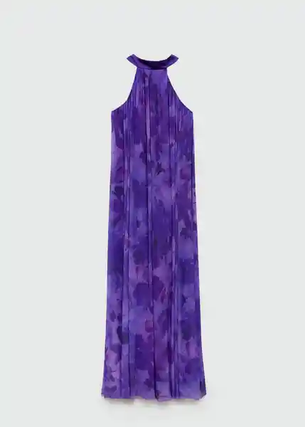 Vestido Rio-a Morado Talla M Mujer Mango