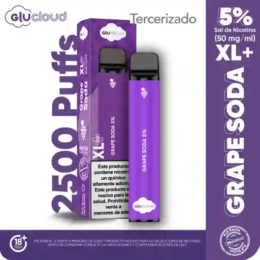 Glucloud Vape Grape Soda XL / 2500 Puff