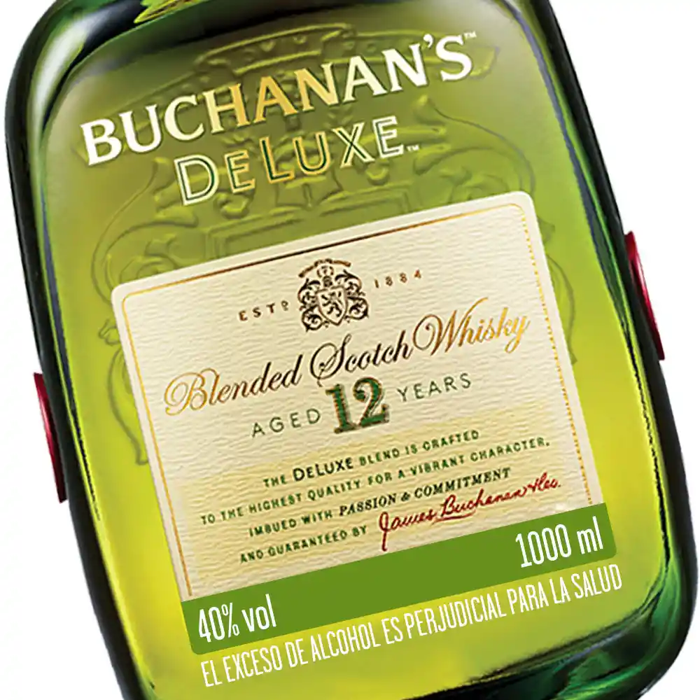 Buchanans Deluxe Whisky 12 Años