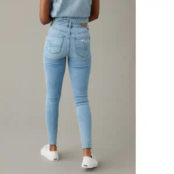 Jean Hi-Rise Jegging Mujer Azul T: 2 Long American Eagle