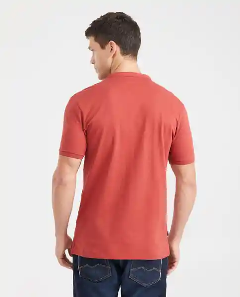 Camiseta Polo Ner# Neck Rojo Granate Oscuro M Chevignon