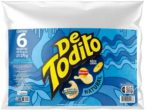 De Todito Snack Natural de Plátano y Chicharrón 45 g