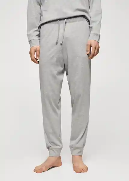 Pack Pijama Wells Gris Claro Vigoré Talla S Hombre Mango