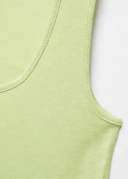 Top Pinot Verde Talla XL Mujer Mango